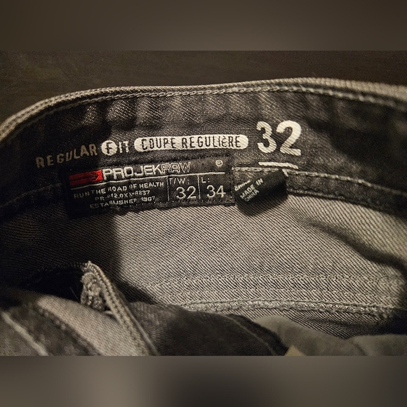 Projek Raw Gray Denim Jeans - Picture 3 of 3